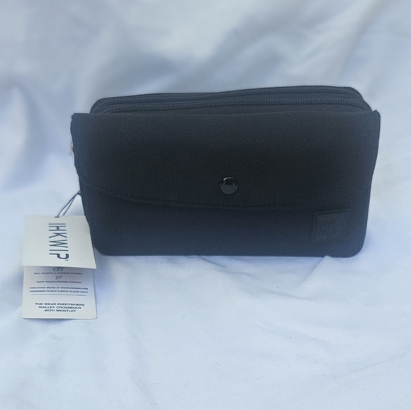 NEW! IHKWIP Convertible Wear Everywhere RFID Wallet Crossbody Bag Handbag Black - Picture 6 of 10